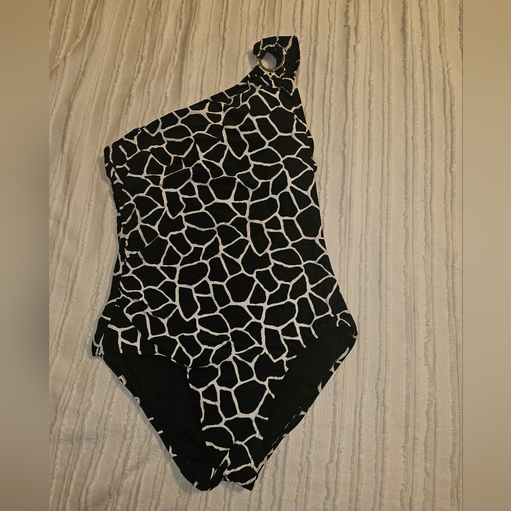 MICHAEL Michael Kors Black and White Swimsuit